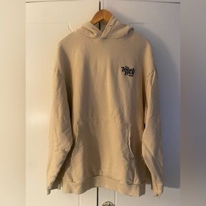 The Local Love Club Beige Hoodie Size Small (super oversized)